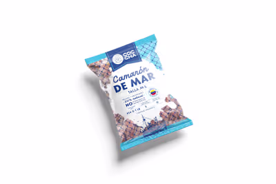 Coccha Camarón de mar · Packaging design