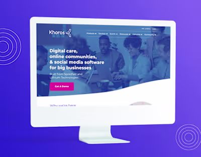 Khoros.com Website Redesign :: Behance