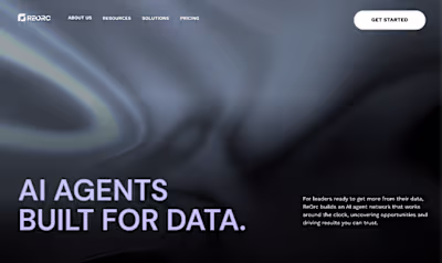 Hero section website iteration | AI startup