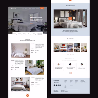 Hotel Landing Page