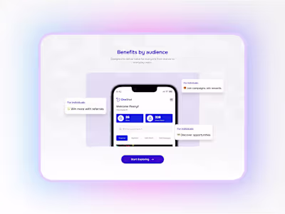 Website section for SAAS