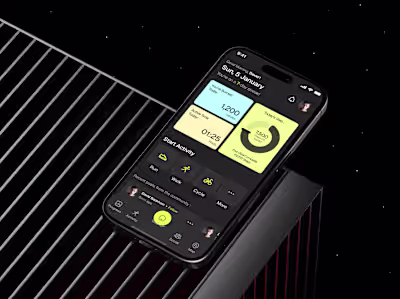 Fitness exercising app design!