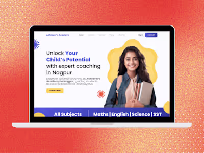 Achiever's Academy Website UI/UX