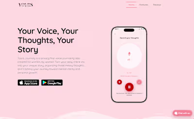 AI Powered Voice Journaling Mobile Application https://yours...