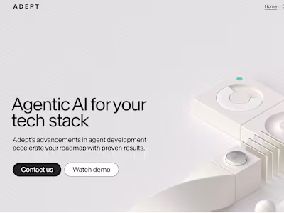 Landing Pages for AI Startup