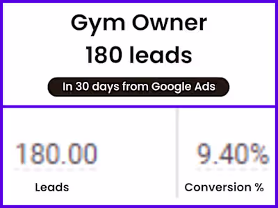 Google Ads Client - Gym Chain
