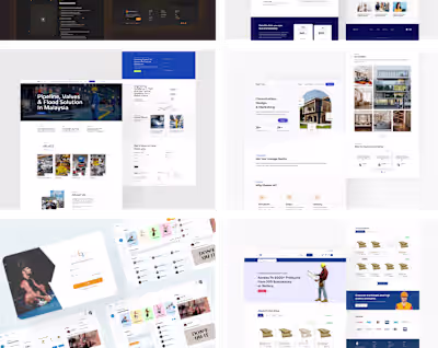 UI/UX Landing Page Designs