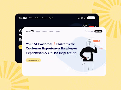 SaaS Landing Page Design