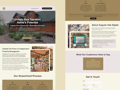 Agency Landing Page UI Design