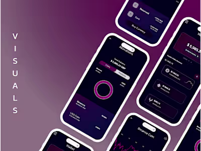 Cryptocurrency Mobile App UI/UX Design