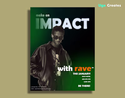 Rave's Promotional Event flyer