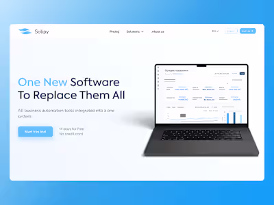 SAAS Website Development