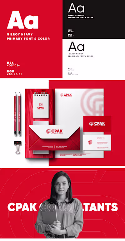 Cpak Consultants Visual Brand Identity on Behance