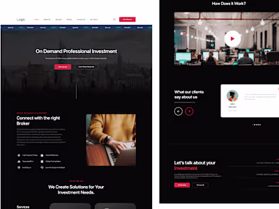 Investment Website