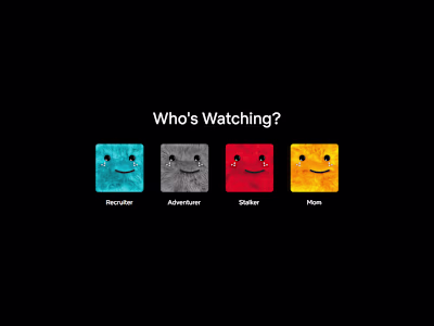Netflix Inspired Portfolio Design