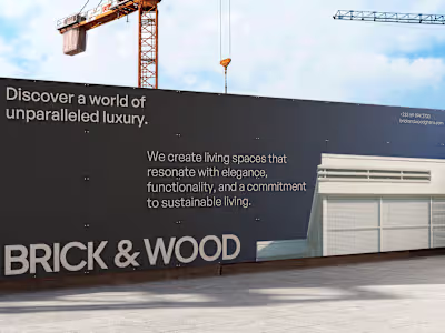 Brick and Wood - Brand Identity :: Behance