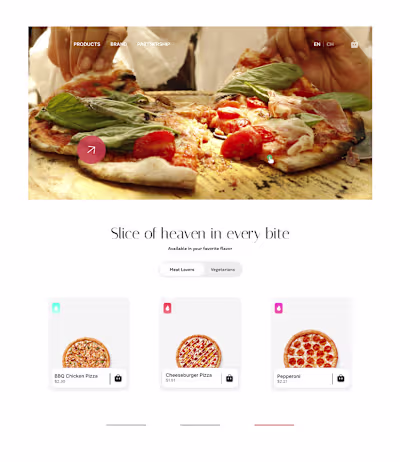 Pizza Village Website Design and Development