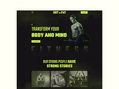 Fitness Framer Template