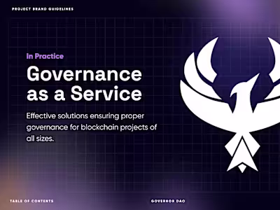 GovernorDAO Brand Identity