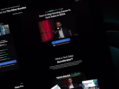 Tech Sales Education Platform