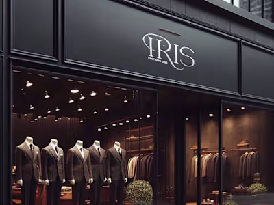 logo and visual identity design for a clothing brand 