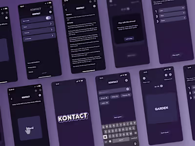 Kontact - Gaming app to guess words