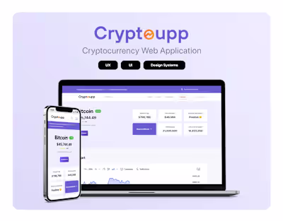 UI/UX Design for Crypto Web3 Application