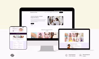 Spa Website On WordPress and Redesign Squarespace