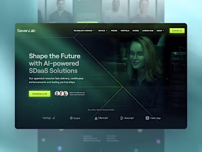 SevenLab Redesign - Framer Project