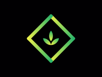 Green economy logo design