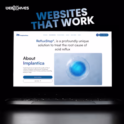 Designed and developed a modern, healthcare-focused website ...