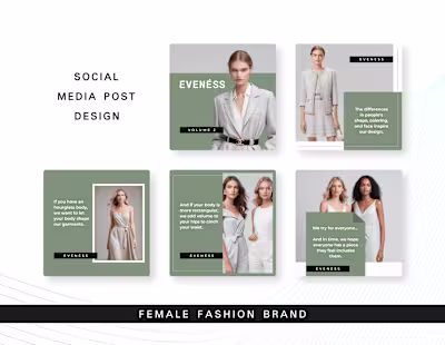 Eveness | Social Media Posts