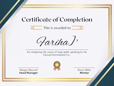 I will design professional certificates,  or anything in CANVA