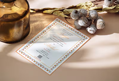 Wedding Card Design | Kashmiri