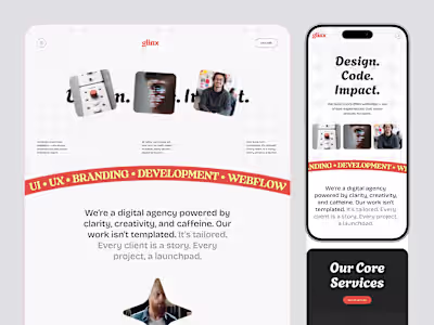 Agency website exploration!