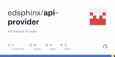 GitHub - edsphinx/api-provider: API Service Provider