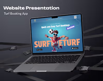 Turf Booking Website Design 