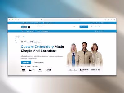 Custom E-Commerce Platform for LogoUSA