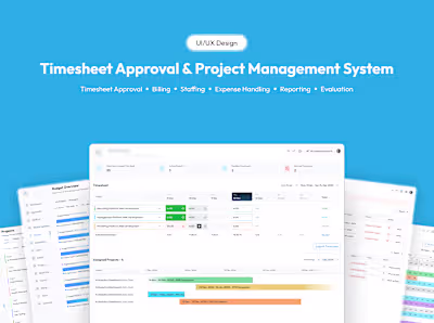 Timesheet Approval & Project Management System