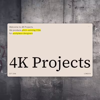 4K Projects - Web Design & Web Development