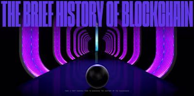 History of Blockchain - Interactive 3D Web Journey