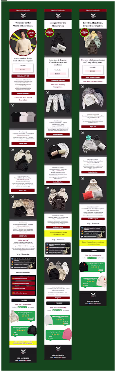 “Welcome to Essentials Egypt”