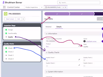 Process Navigator Component