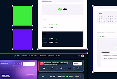 UX/UI Design System for Coaching Platform