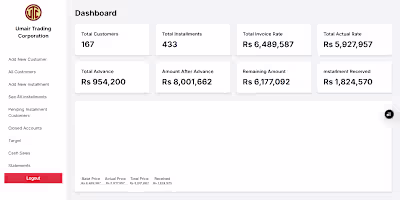 Installment Management System ( Next.Js , MongoDB , TypeScript )
