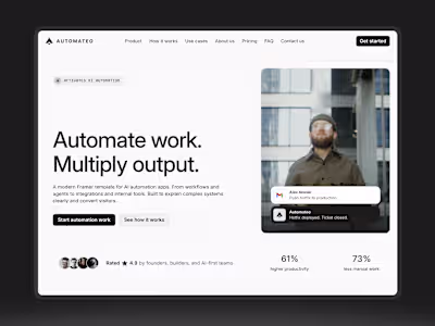 Automateo AI Automation Website in