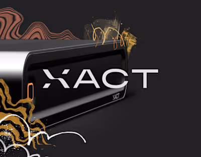 XACT Music Server Branding and Illustration