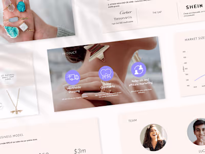 Jewellery Pitch Deck Design