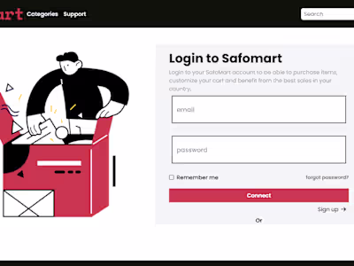 SafoMart : A Fullstack e-commerce web app