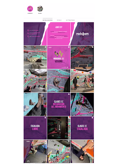 Brand Design: Boulder Gym "Rock&Om"